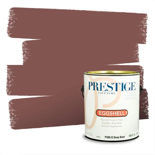 Vista 521 de Prestige Paints Pintura exterior e imprimación en uno, 1 galón, plano, coincidencia comparable de Valspar* Amber Rose*