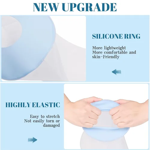 Vista 3 de Fundas de fundición para brazo de ducha, funda impermeable de mano fundida, protector de fundición para niños, para ducha, bolsa de sellado