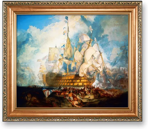 Vista 87 de A&T ARTWORK A Brisk Breeze por Willem van de velde Reproducciones de pintura de velero, impresiones en lienzo giclée para decoración del hogar, 20 x