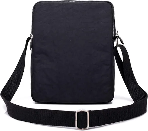 Vista 4 de KARRESLY Bolso cruzado para mujer, bolso de hombro pequeño, de nailon, impermeable, con múltiples bolsillos