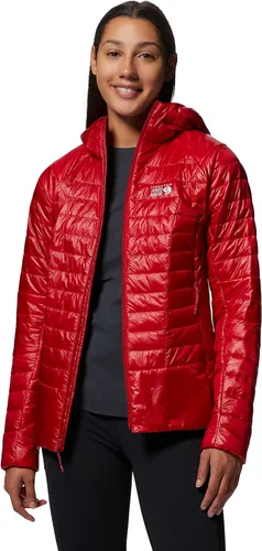 Vista 10 de Mountain Hardwear Sudadera con capucha Ghost Shadow para mujer, para senderismo, escalada y uso diario