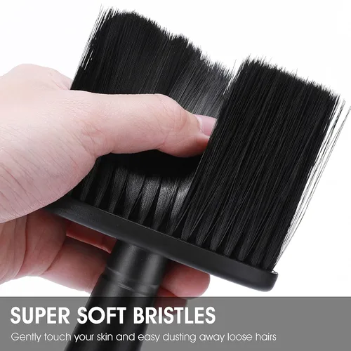 Vista 3 de Cepillo de pelo suave para limpiar el cuello y las orejas, suministros de peluquería