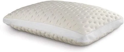 Vista 5 de Fabrictech International Almohada de espuma viscoelástica de bambú, soplos de espuma viscoelástica, Queen, firme (FTB912)