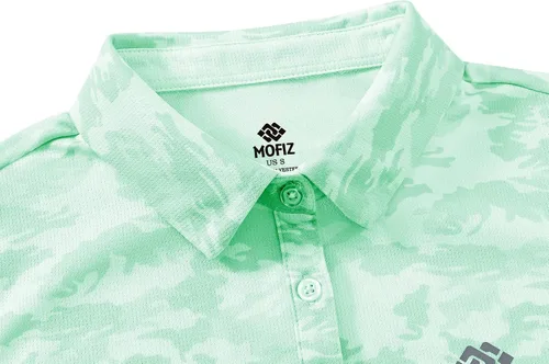 Vista 6 de MoFiz Polo de golf para mujer, de manga corta, de tenis, de secado rápido, protección solar, camisetas deportivas