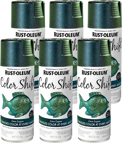 Vista 12 de Rust-Oleum Color Shift Blue Cosmos Pintura en aerosol Azul (Blue Cosmos)