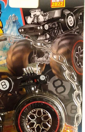 Vista 2 de Monster Trucks 2022 Treasure Hunt [Rodger Dodger] Bola mágica negra escala 1:64