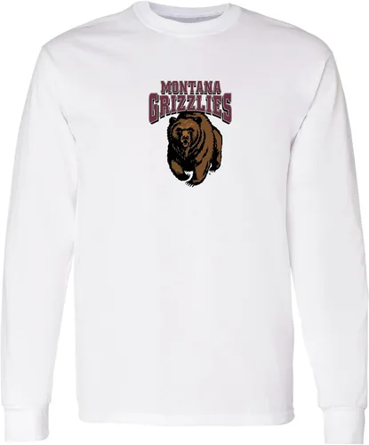 Vista 51 de NCAA oficial de College – University Team Color Arco Logo Manga Larga