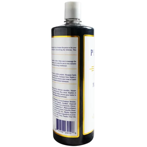 Vista 9 de Champú de carbón activado con limón negro (32 oz.)
