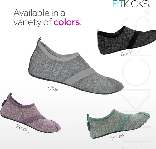 Vista 3 de FITKICKS Live Well Collection Active Foldable Lifestyle Footwear Supportive Barefoot Grip Strap Toe Guard Flexible Range of Motion