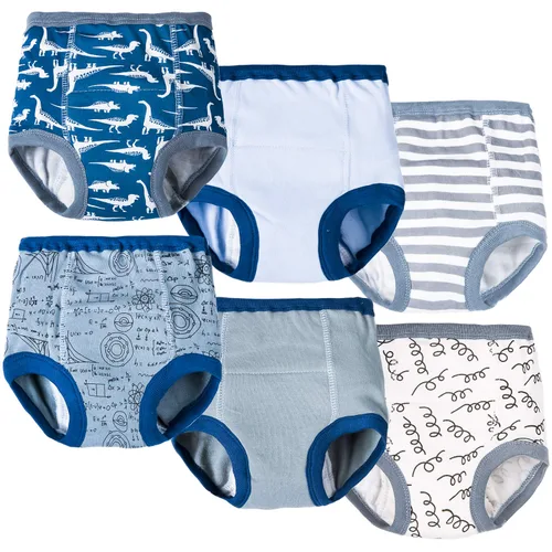 Vista 7 de Pantalones de entrenamiento impermeables para niños, pantalones de entrenamiento para niños pequeños, ropa interior de entrenamiento para ir al baño