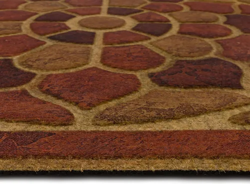 Vista 8 de Mohawk Home Stoney Medallion - Tapete de arcilla ornamental informal de 2 x 4 pies, perfecto para porche, garaje
