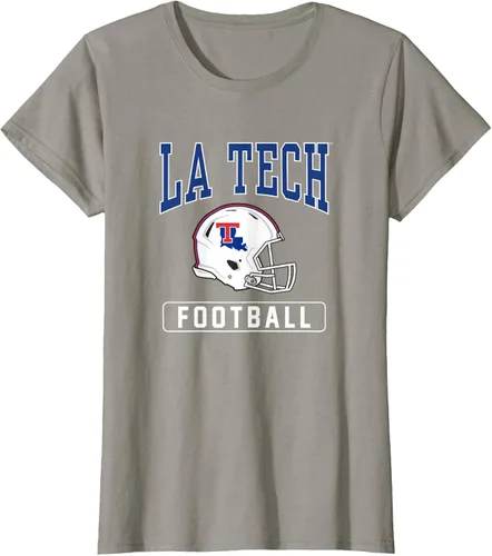 Vista 19 de Camiseta con casco de fútbol Louisiana Tech Bulldogs, Negro