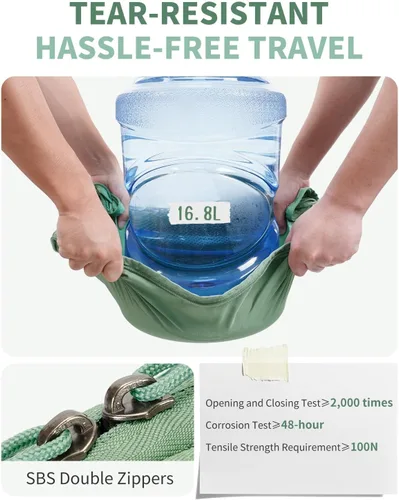 Vista 4 de ECOHUB Juego de 46 cubos de embalaje para viaje duraderos para maleta, juego de bolsas organizadoras con etiqueta personalizada, varios tamaños