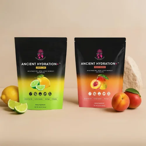 Vista 4 de Ancient Hydration Plus - Electrolitos diseñados para apoyar el ayuno Fórmula limpia a base de alimentos con agua de coco, minerales marinos