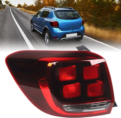 Vista 2 de Astibym Reemplazo de la lámpara trasera de la luz trasera para Dacia Sandero Stepway MK2 Facelift (izquierda 265554938R)