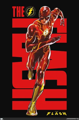 Vista 9 de Trends International DC Comics Movie The Flash - Póster de pared de Barry Allen