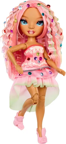 Vista 10 de Rainbow High Be Dazzling Muñecas de moda - Adeline Rose (Rosa) con herramienta Bedazzler y Gemas brillantes