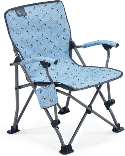 Vista 12 de Busy Bee Oversized Kids Camping Chair with Cup Holder, High Back Toddler Chair Kids Folding Chair, Perfect for Beach & Outdoor, Supports 150 Lbs.