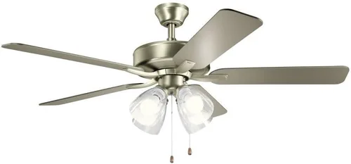 Vista 4 de 330016MWH Basics Pro Premier - Ventilador de techo de 52 pulgadas con luces LED, color blanco mate