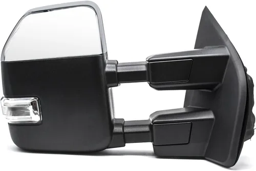 Vista 10 de BOOLEE Espejo de remolque del lado izquierdo del conductor apto para Ford F250, F350, F450, F550 Super Duty 2017, 2018, 2019, 2020, luz de señal
