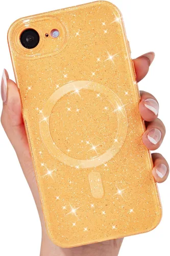 Vista 96 de LoeoeL Funda para iPhone 12 con Purpurina Compatible con Magsafe, Femenina Linda Brillante Magnética Mag Safe Bonita Funda para Teléfono