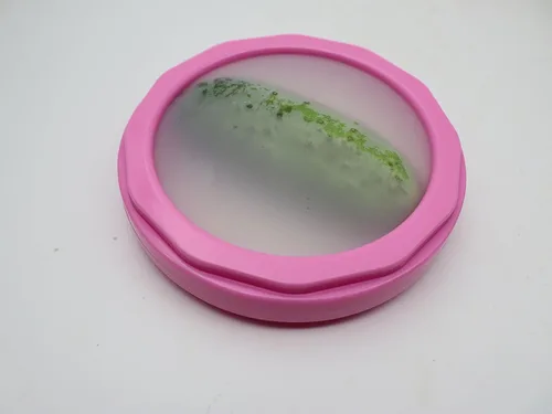 Vista 6 de Almacenamiento de cebolla y protector de aguacate, juego de 4 recipientes de silicona de doble cara para refrigerador, soporte para tomates