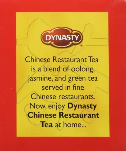 Vista 3 de Dynasty 100% Natural restaurante chino té Peso neto 1.13 oz. (32g) Bolsitas de té, 16