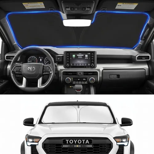 Vista 135 de Parasol para parabrisas para BMW X1 E84 2016-2024 2025, accesorios – Cubierta de parasol para parabrisas de ventana delantera, ajuste personalizado
