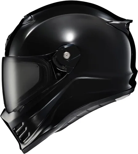 Vista 7 de ScorpionEXO Covert FX - Casco integral para motocicleta adulto estilo Street Fighter - bolsillos para altavoces con Bluetooth, certificación DOT ECE