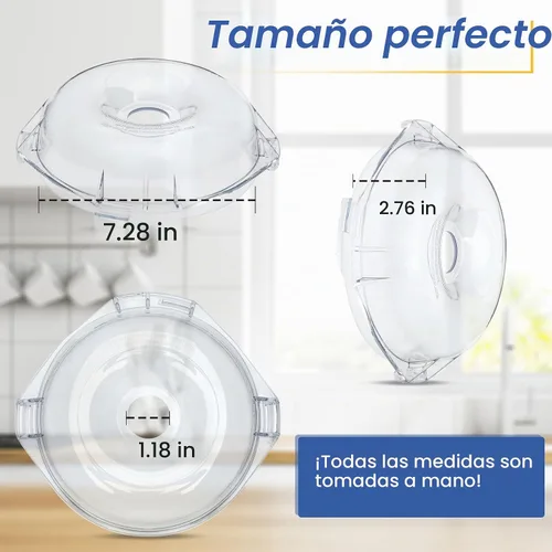 Vista 2 de 106458S - Tapa de cuenco para cortador compatible con robot cupé R2, R2B, R2 DICE, R2N, R101B