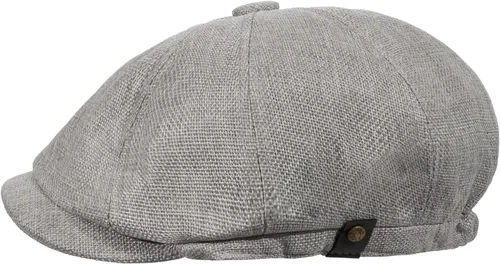 Vista 3 de Men's Newsboy Flat Cap Classic Herringbone Irish Hat Gatsby Ivy Golf Cabbie Hat