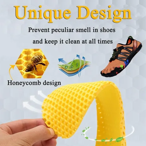 Vista 4 de Zapatos de agua para mujeres y hombres, zapatos acuáticos para llevar a la piscina, playa, navegación, pesca, buceo, aeróbicos y yoga en el agua