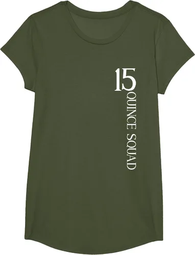 Vista 72 de Quince Squad Quinceanera 15th Birthday - Camiseta de quinceañera para niñas Asphalt Grey