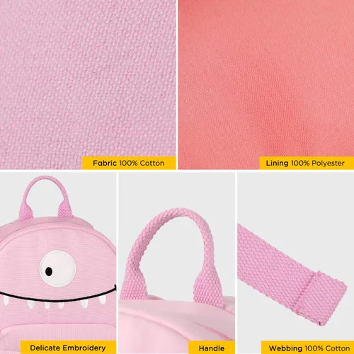 Vista 4 de GAGAKU Mini mochila para niños y niñas de 2 a 5 años, 1, rosa