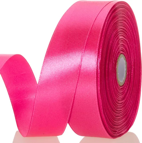 Vista 92 de YASEO - Cinta de satén sólido verde manzana de 1 pulgada para envolver regalos, 50 yardas Soft, Satiny, Colorfast, Polyester Fabric, Ease of Use