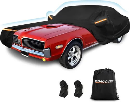 Vista 9 de Funda impermeable para coche para BMW Serie 3 M3 M340i 340i 335i 330i 328i 320i 2007-2023 E90 F30 G20, 210D Oxford con forro de algodón