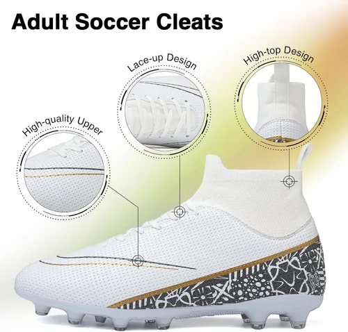 Vista 6 de Tacos de fútbol para hombre y mujer de Big Boy AGTF