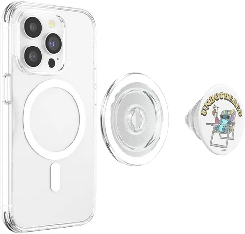 Vista 4 de Disney Lilo & Stitch Unbothered PopSockets MagSafe PopGrip para iPhone
