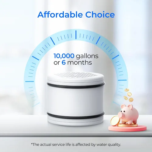 Vista 4 de Waterdrop Filtro de ducha WHR-140, repuesto para Culligan® WHR-140