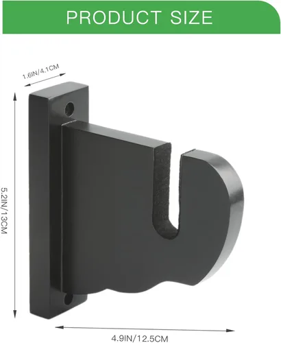 Vista 5 de BiJun Soporte de pared para patineta, exhibición de montaje en pared para snowboard, estante horizontal de acrílico, colgador de almacenamiento