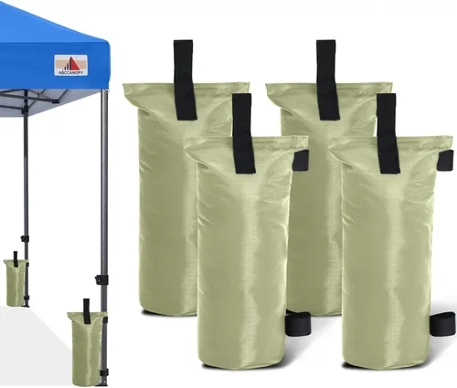 Vista 14 de ABCCANOPY - Juego de anclaje de 4 bolsas de arena de 112 libras para toldos desplegables para exteriores