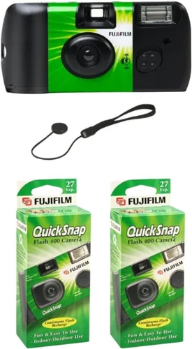 Vista 12 de Fujifilm Fujifilm QuickSnap Flash 400 Cámara desechable de un solo uso de 35mm con flash, 27 exposiciones, paquete de 10