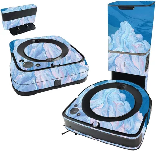 Vista 29 de MightySkins Skin compatible con iRobot Roomba s9+ Vacuum & Braava Jet m6 Bundle – Storm Cloud, funda de vinilo duradera y única Fácil de aplicar