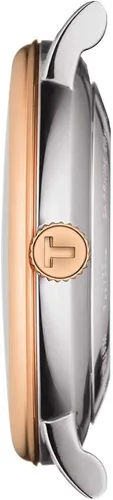 Vista 6 de Tissot Mens Carson Auto Acero inoxidable reloj de vestir oro rosa 5N, gris T1224072203300