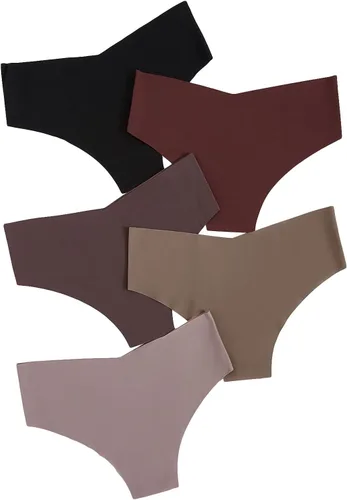 Vista 2 de Verdusa Ropa interior de maternidad sin costuras para mujer, paquete de 5