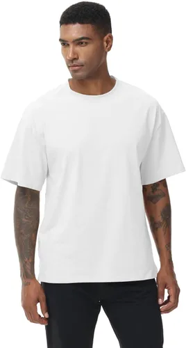 Vista 3 de Paquete de 2 camisetas de manga corta para hombre, ajuste seco, absorbe la humedad, camisetas atléticas activas para correr, fitness