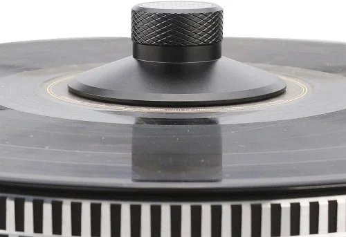 Vista 7 de Tertullus Estabilizador de peso de registro, disco de vinilo de aluminio Accesorios para tocadiscos (negro)
