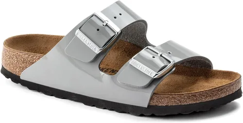 Vista 40 de Birkenstock Sandalias unisex Arizona con plantilla suave para adultos Negro (black Oiled Leather)