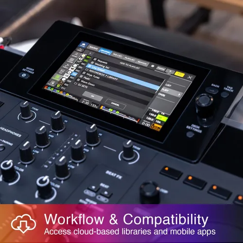 Vista 9 de AlphaTheta XDJ-AN 2-Channel All-in-One DJ System, Touchscreen, Wi-Fi