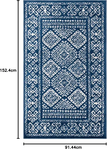 Vista 177 de Safavieh - Alfombra decorativa de la colección Tulum, modelo TUL264F, estilo marroquí, bohemio y desgastado, no suelta pelusa, para sala, vestíbulo